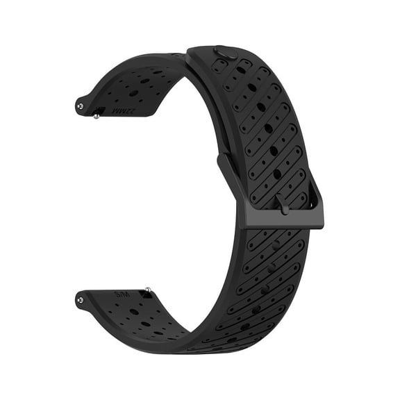 22mm Silicone Replacement Watch Band for Race Run Vertical 9 Peak Pro 5 Peak Adjustable Comfort Fit Strap Breathable Sweat-resistant