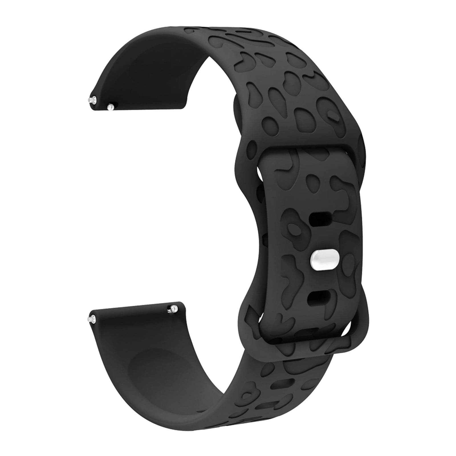 【22mm】 Sporty Breathable Silicone Watch Band Sweatproof Water Proofing
