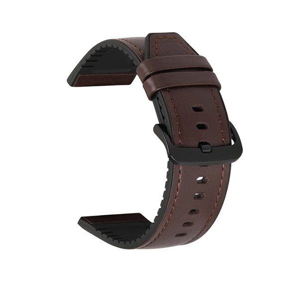 22mm Strap Fit For Fossil Gen 5 Carlyle HR Julianna HR Silicone Leather Band Fit For Fossil Sport 43mm / Q Explorist HR Gen 4 Belt Band