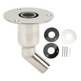 22mm Thru Hull Exhaust Skin Fitting Socket 316 Stainless Steel Tube
