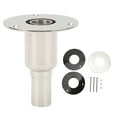22mm Thru Hull Exhaust Skin Fitting Socket 316 Stainless Steel Tube