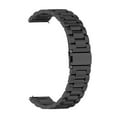 thumbnail image 1 of 22mm Universal Three Bead Stainless Steel Bracelet Solid Metal Replacement Watch Strap Band for Smart Wristbands and Timepieces, 1 of 9