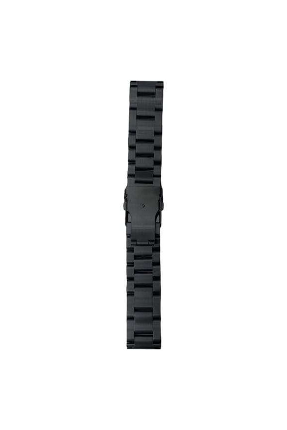22mm Watchstrap Bracelet Comfortable Band Belt with Double Press Fold Over Clasp