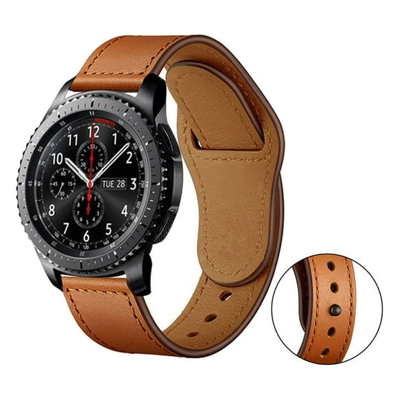 22mm watch band for Samsung Galaxy Watch 3/46mm Gear S3 frontier smartwatch Leather watchband bracelet
