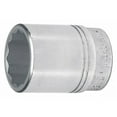 thumbnail image 1 of 22mm x 3/4" Drive 12 Point Shallow Supertorque™ Socket, Chrome Finish. Not Suitable For Impact Use. Williams® USA # JHWHM-1222, 1 of 1