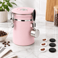 22oz Pink-Upgraded Version Airtight Stainless Steel Food Storage ...