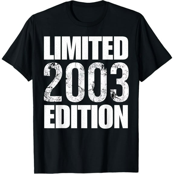 22th Birthday 22 Years Old Man Woman Vintage 2003 T-Shirt