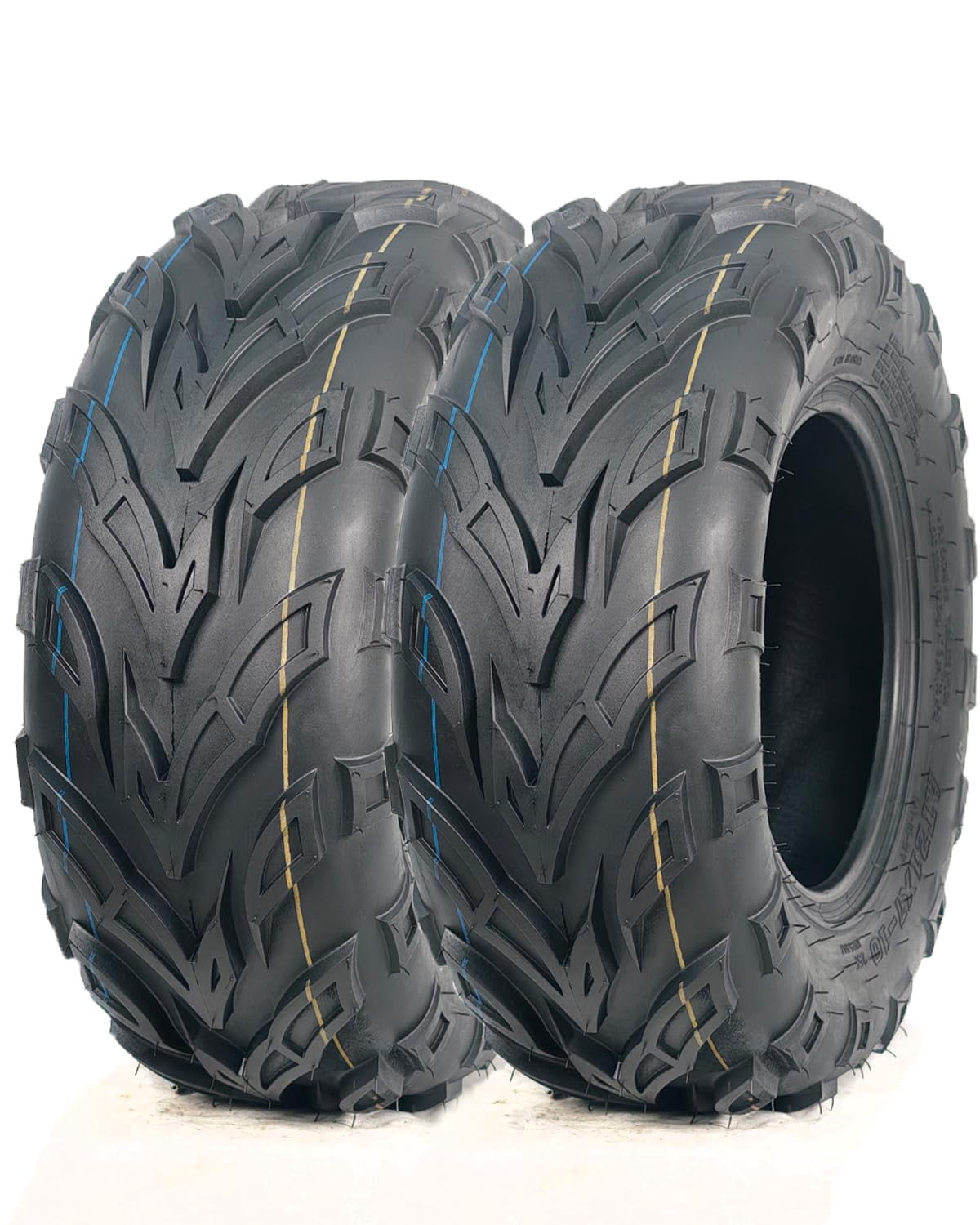 22x10-10 ATV Tires, 2 Pack 4PR All Terrain 22x10x10 Trail Sand ATV UTV ...
