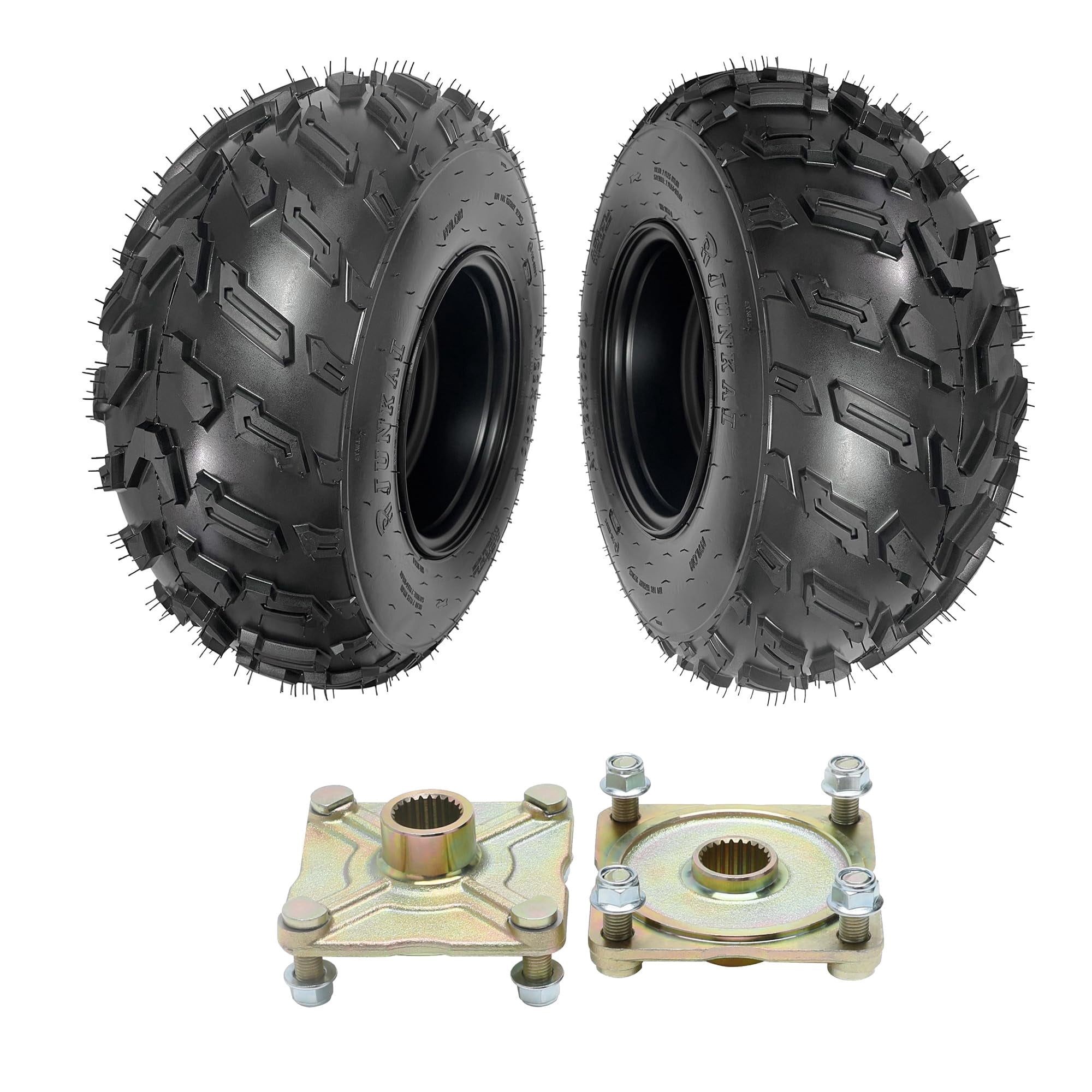 22x10-10 ATV Tires & Wheels 2-Pack Tubeless 4-Ply 22x10x10 22x10.00-10 ...