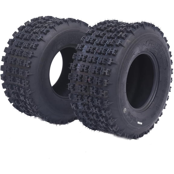 22x10-10 All Terrain Tires - Set of 2, 6-Ply Tubeless for ATV/UTV | High Traction for Trail, Sand & Mud