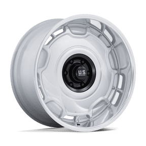 22x10.5 US Mags UC146 Arlington Silver Matte Black Center Wheel 6x5.5 (0mm)