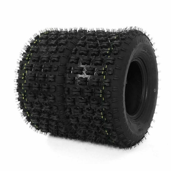 22x10-9 ATV Tires - (2) Bias Ply Tires for Go Kart, Golf Cart, SxS & UTV - 6PR, 7 PSI Max, Front/Rear/Left/Right Placement, 0.571" Tread Depth