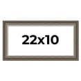 thumbnail image 1 of 22x10 Frame Brown Solid Wood Picture Frame | 1.75 Inch Moulding Width | Austin Frame Complete with, 1 of 8
