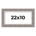 thumbnail image 1 of 22x10 Frame Grey Real Wood Picture Frame Width 2.75 Inches | Interior Frame Depth 0.5 Inches |, 1 of 8