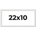 thumbnail image 1 of 22x10 Frame White Real Wood Picture Frame Width 0.75 inches | Interior Frame Depth 0.5 inches |, 1 of 8