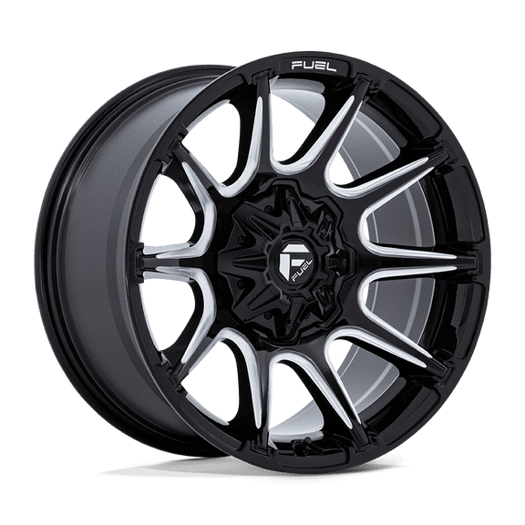 22x10 Fuel Off-Road FC880 Super C Gloss Black Milled Wheel 6x135/6x5.5 (-18mm)