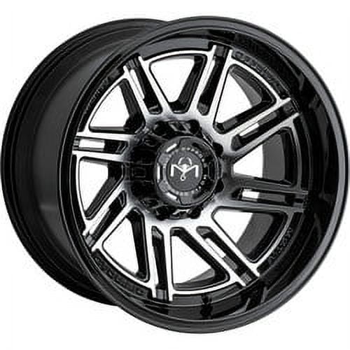22x10 Motiv Off Road 425MB Machined Gloss Black Wheel 8x180 (-12mm)