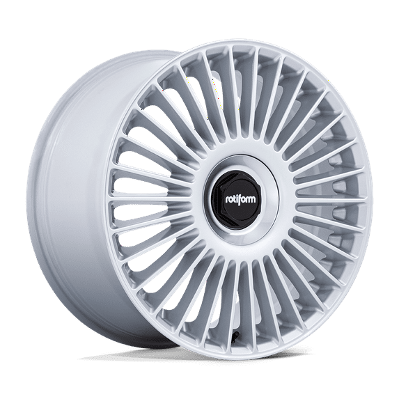 22x10 Rotiform RC202 GRZ Gloss Silver Wheel 5x120/5x130 (30mm)