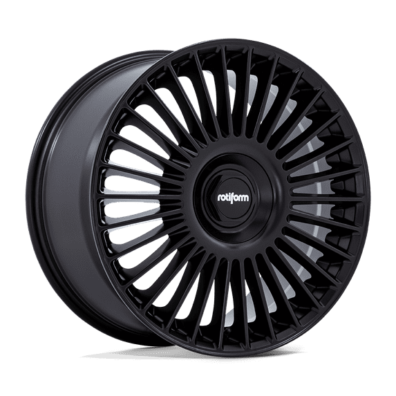 22x10 Rotiform RC202 GRZ Matte Black Wheel 5x112/5x120 (20mm)