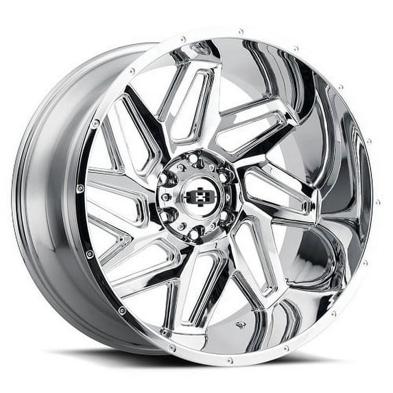 22x10 Vision 361 Spyder Chrome Wheel 8x6.5 (-19mm)