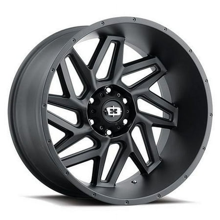 22x10 Vision 361 Spyder Satin Black Wheel 6x135 (-19mm)