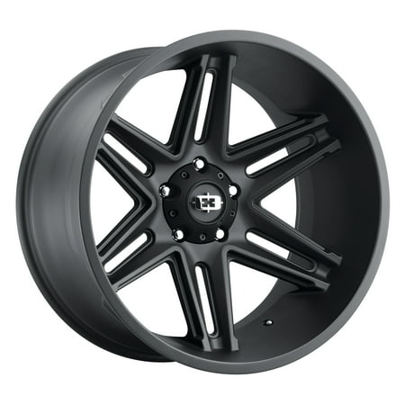 22x10 Vision 363 Razor Satin Black Wheel 6x135 (-19mm)