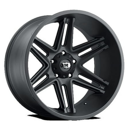 22x10 Vision 363 Razor Satin Black Wheel 8x180 (-19mm)