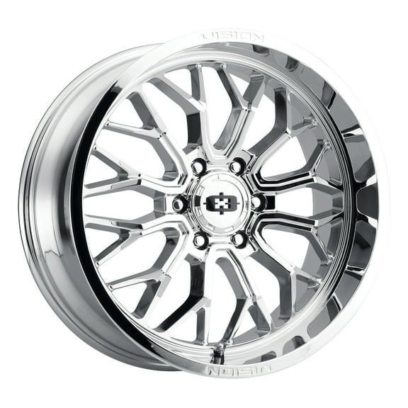 22x10 Vision 402 Riot Chrome Wheel 8x180 (-19mm)