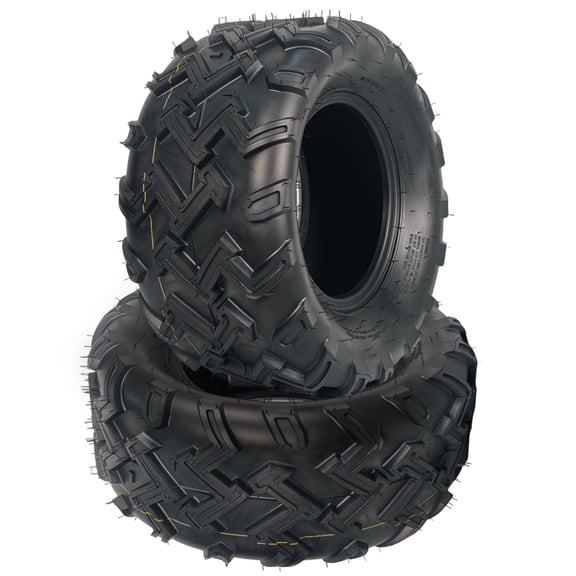 22x10x10 ATV Tires, 6-Ply Heavy Duty All Terrain Tires - Set of 2 for Trail, Mud, Sand | Replacement for ATV/UTV