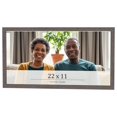 thumbnail image 1 of 22x11 Frame Blue Kingsley Pewter Solid Wood Picture Frame Width 0.75 Inches |Interior Depth 0.5, 1 of 8
