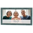 thumbnail image 1 of 22x11 Frame Blue Rustic Barnwood Solid Wood Picture Frame Width 1.25 Inches | Interior Depth 0.5, 1 of 8