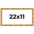 thumbnail image 1 of 22x11 Frame Gold Bamboo Solid Wood Picture Frame | 1 Inch Moulding Width | Interior Frame Depth, 1 of 8