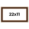 thumbnail image 1 of 22x11 Frame Gold Brown Plein Air Vintage Solid Wood Picture Frame | 1.75 Inches Moulding Width |, 1 of 8