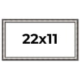 thumbnail image 1 of 22x11 Frame Silver Real Wood Picture Frame Width 1.125 Inches | Interior Frame Depth 0.5 Inches |, 1 of 8