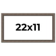 thumbnail image 1 of 22x11 Frame Silver Real Wood Picture Frame Width 1.25 Inches | Interior Frame Depth 0.5 Inches |, 1 of 8
