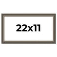 thumbnail image 1 of 22x11 Frame Silver Real Wood Picture Frame Width 1.25 Inches | Interior Frame Depth 0.5 Inches |, 1 of 8