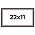 thumbnail image 1 of 22x11 Frame Silver Real Wood Picture Frame Width 1.25 Inches | Interior Frame Depth 0.75 Inches |, 1 of 8