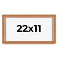 thumbnail image 1 of 22x11 Shadow Box Frame Brown | 0.875 Inches Deep Real Wood Contemporary Shadowbox Display Frame |, 1 of 6