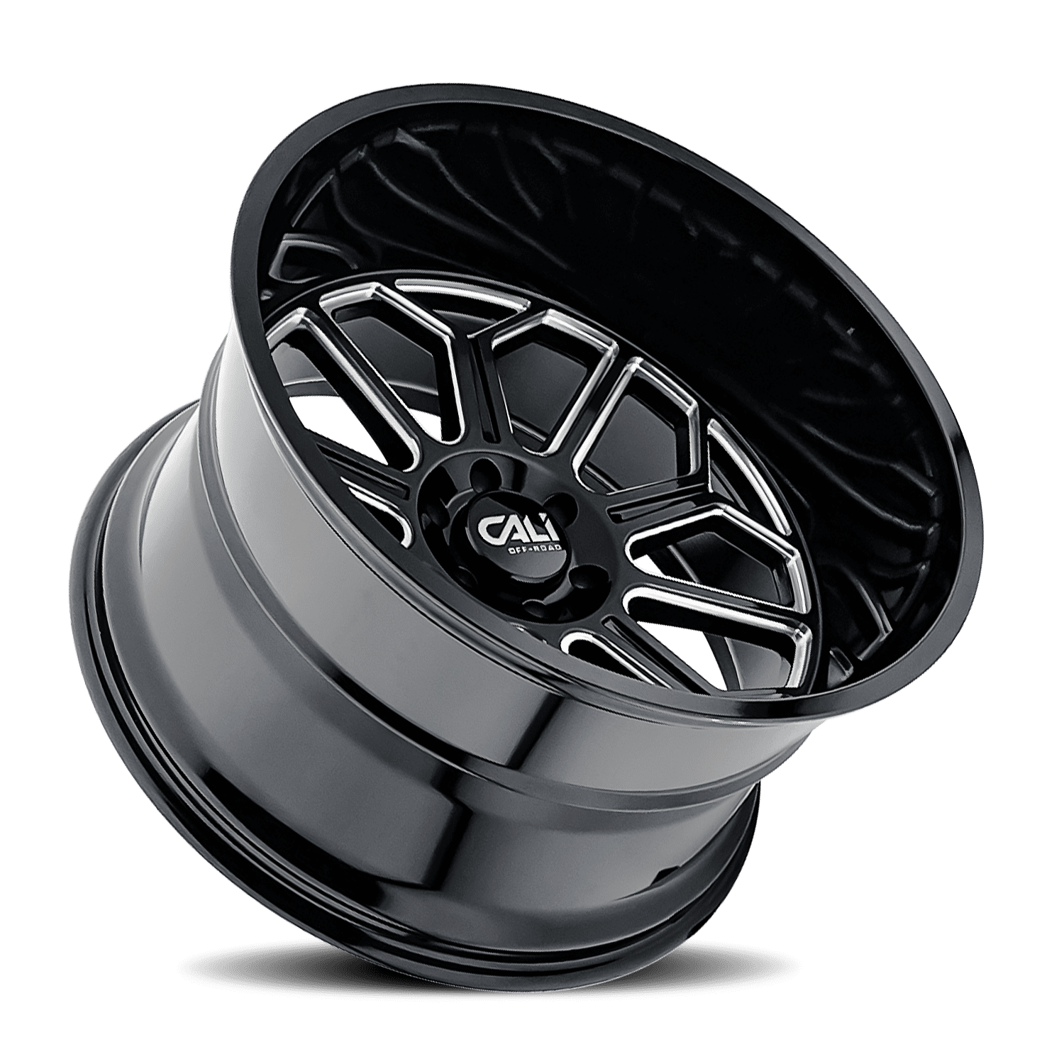 22x12 Cali Off-Road Auburn Black / Milled Wheel 8x6.5 (-51mm)