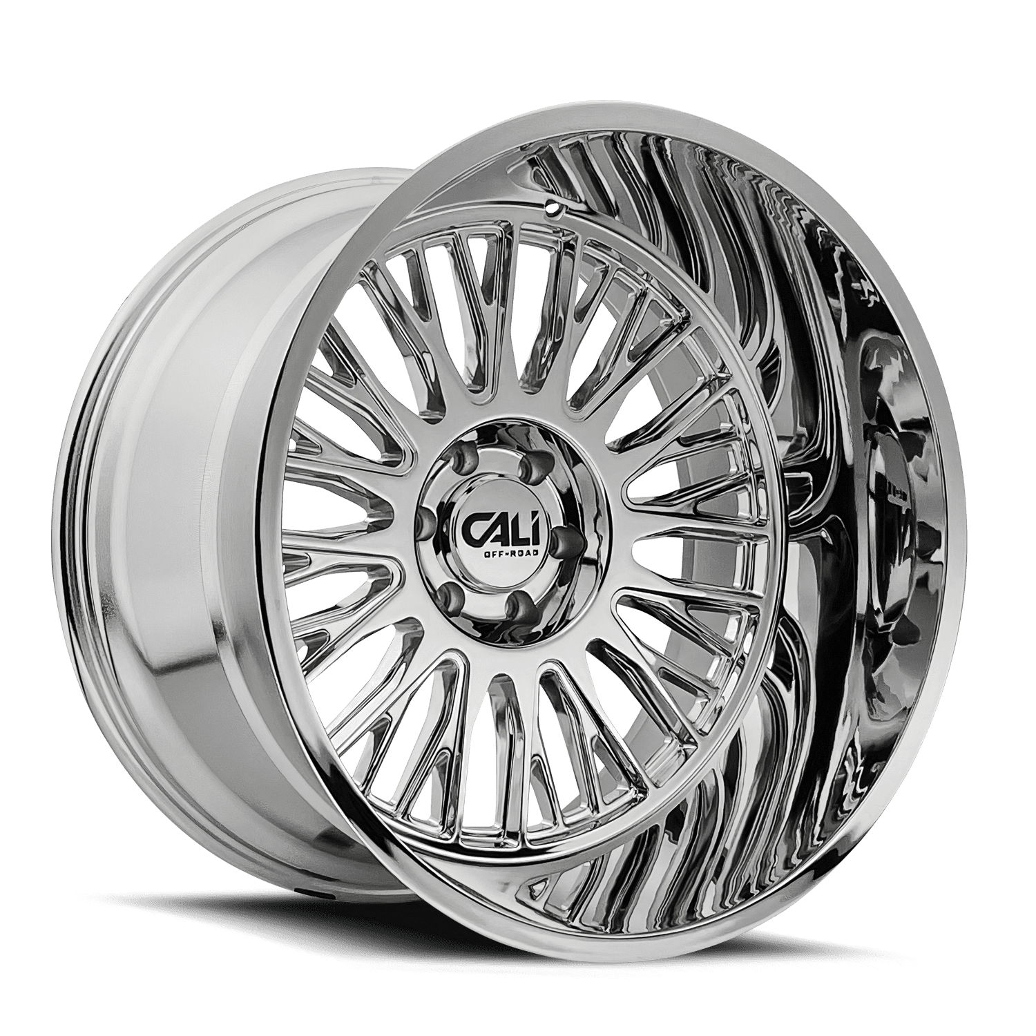 22x12 Cali Off-Road Vertex Chrome Wheel 8x6.5 (-44mm 22x12 Cali Off-Road Vertex Chrome Wheel 8x6.5 (-44mm