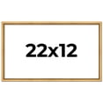 thumbnail image 1 of 22x12 Frame Beaded Gold Solid Wood Picture Frame | 0.75 Inches Moulding Width | Liscio Oro, 1 of 8