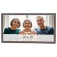 thumbnail image 1 of 22x12 Frame Blue Kingsley Pewter Solid Wood Picture Frame Width 0.75 Inches |Interior Depth 0.5, 1 of 8