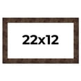 thumbnail image 1 of 22x12 Frame Brown Burl Real Wood Picture Frame Width 1.625 Inches | Interior Frame Depth 0.5 Inches, 1 of 8