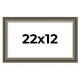 thumbnail image 1 of 22x12 Frame Brown Solid Wood Picture Frame | 1.75 Inch Moulding Width | Austin Frame Complete with, 1 of 8