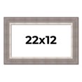 thumbnail image 1 of 22x12 Frame Grey Real Wood Picture Frame Width 2.75 Inches | Interior Frame Depth 0.5 Inches |, 1 of 8