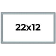 thumbnail image 1 of 22x12 Frame Rustic Sky Blue Solid Wood Picture Frame | 0.75 Inch Moulding Width |Includes UV, 1 of 8