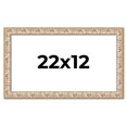 thumbnail image 1 of 22x12 Frame White Real Wood Picture Frame Width 1.5 inches | Interior Frame Depth 0.5 inches |, 1 of 8