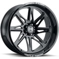 thumbnail image 1 of 22x12 Hostile FORGED HF07 Tomahawk Gloss Black RIGHT Wheel 6x5.5 (-44mm), 1 of 2