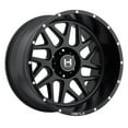 thumbnail image 1 of 22x12 Hostile H108 Sprocket Asphalt (Satin Black) Wheel 6x5.5 (-44mm), 1 of 2
