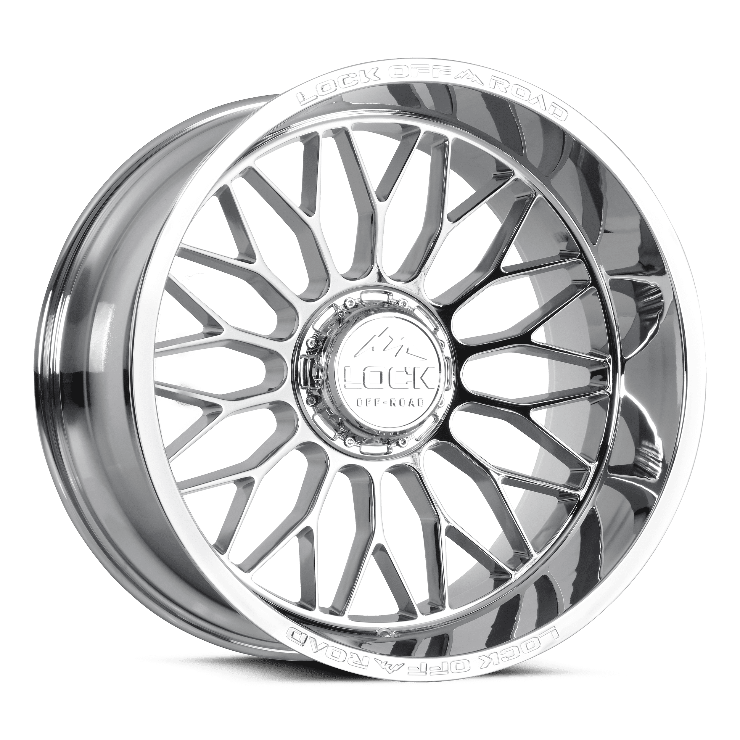 22x12 Lock Extreme Rampage Chrome Wheel 5x5/5x5.5 (-44mm) - Walmart.com